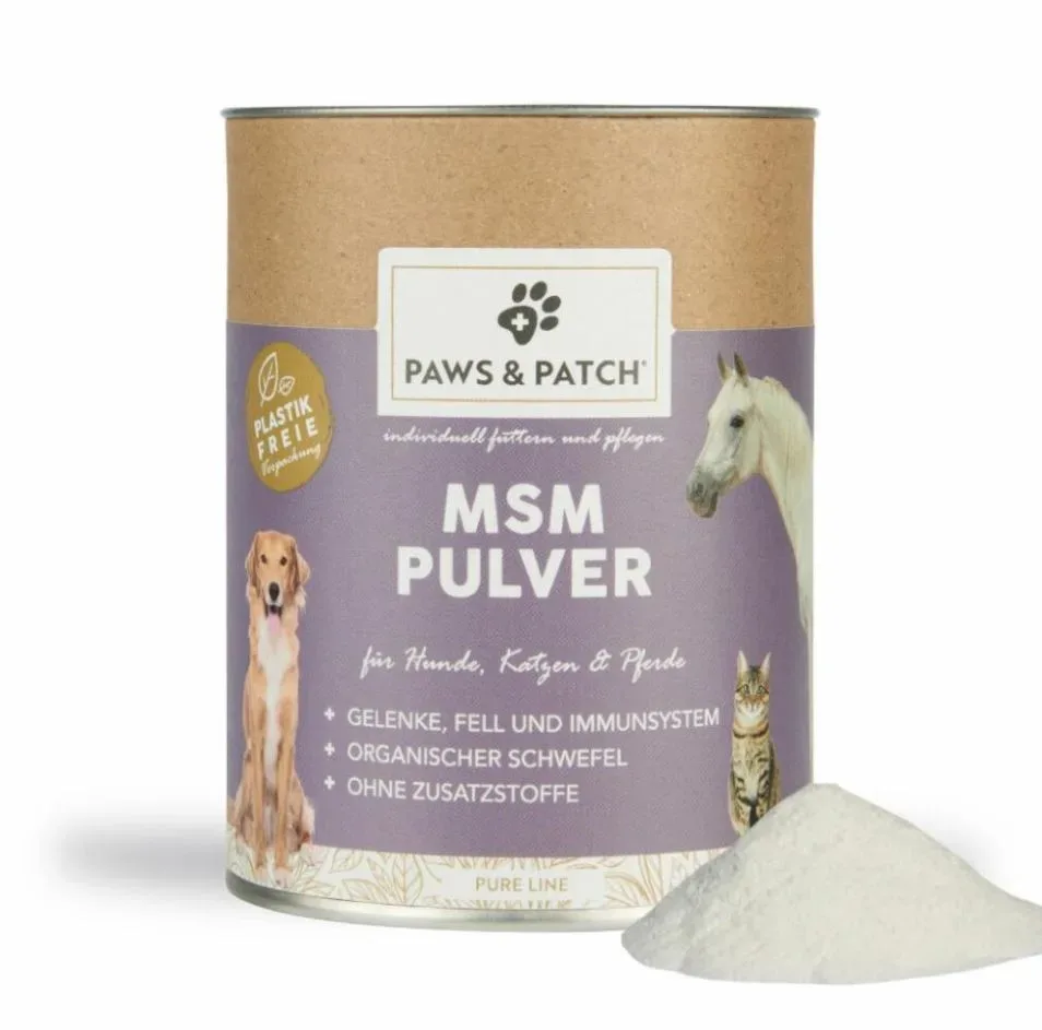 Paws and Patch MSM Pulver Hunde/Katzen/Pferde (250g)
