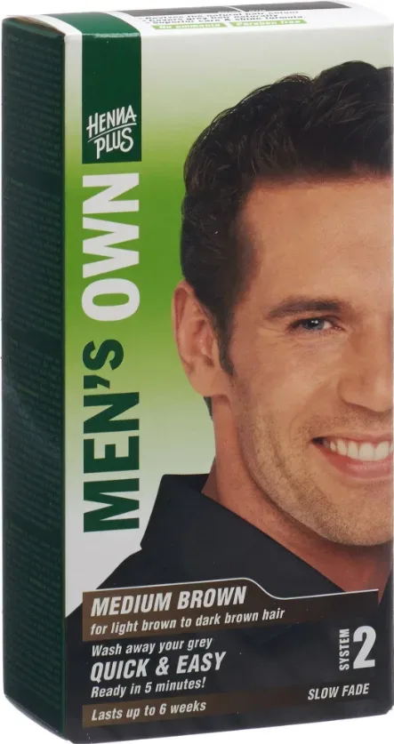 HENNA PLUS Men's Own System 2 Medium Brown (1 Stk)