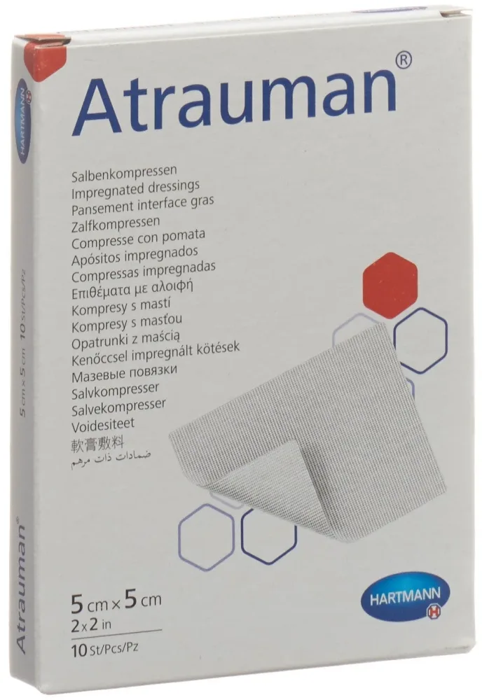 Atrauman Salbenkompressen 5x5cm steril (10 Stk)