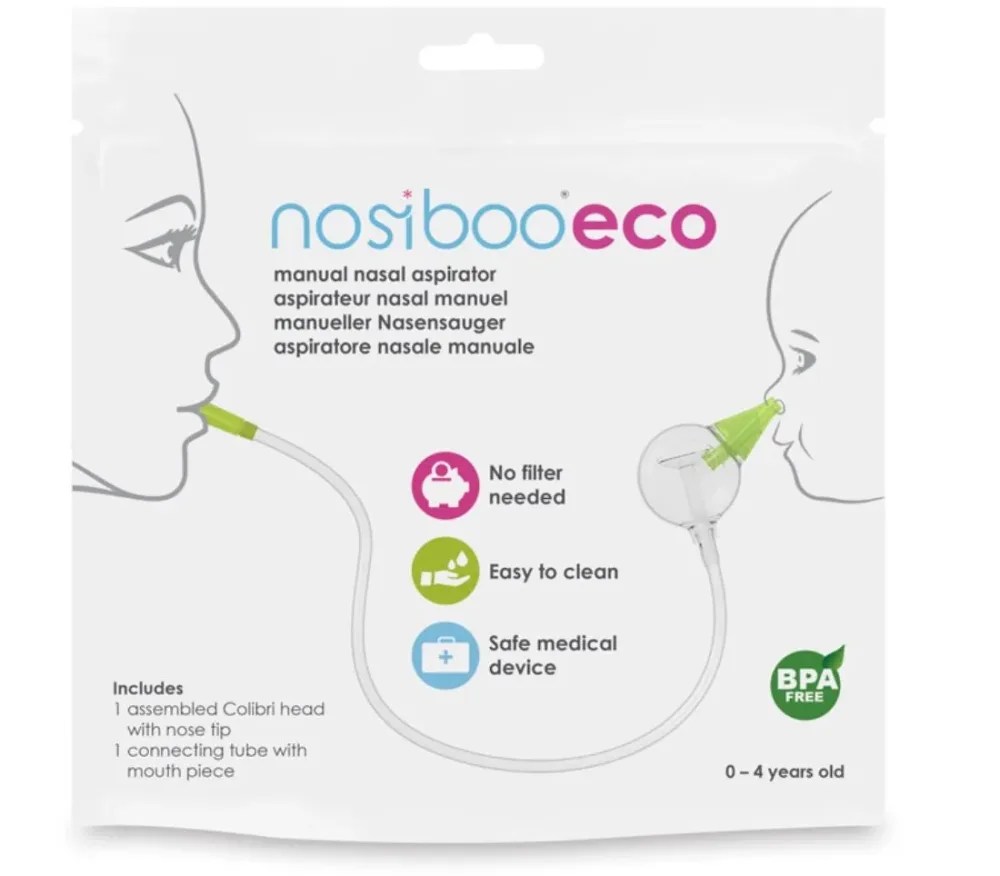 Nosiboo Eco mundbetriebener Nasensauger (1 Stk)