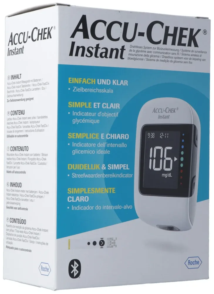 ACCU-CHEK INSTANT Set mg/dl inklusive 1x10 Tests (1 Stk)