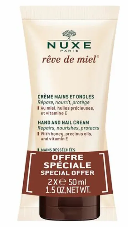 NUXE rêve de miel Hand- & Nagelcreme (2x50ml)