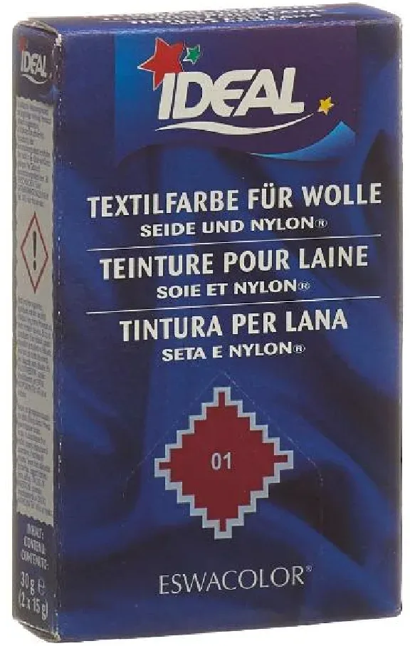 IDEAL Wolle Color Pulver No01 rot (30g)