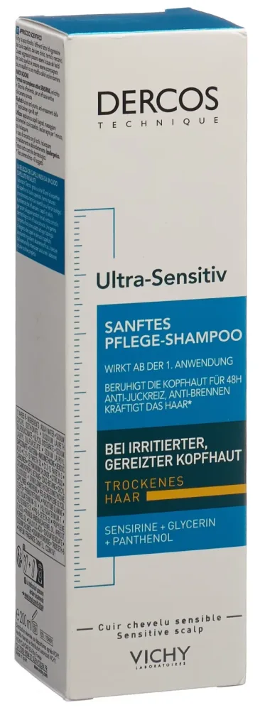 VICHY Dercos Shampooing Ultra-Sensitiv Trockene Kopfhaut (200ml)