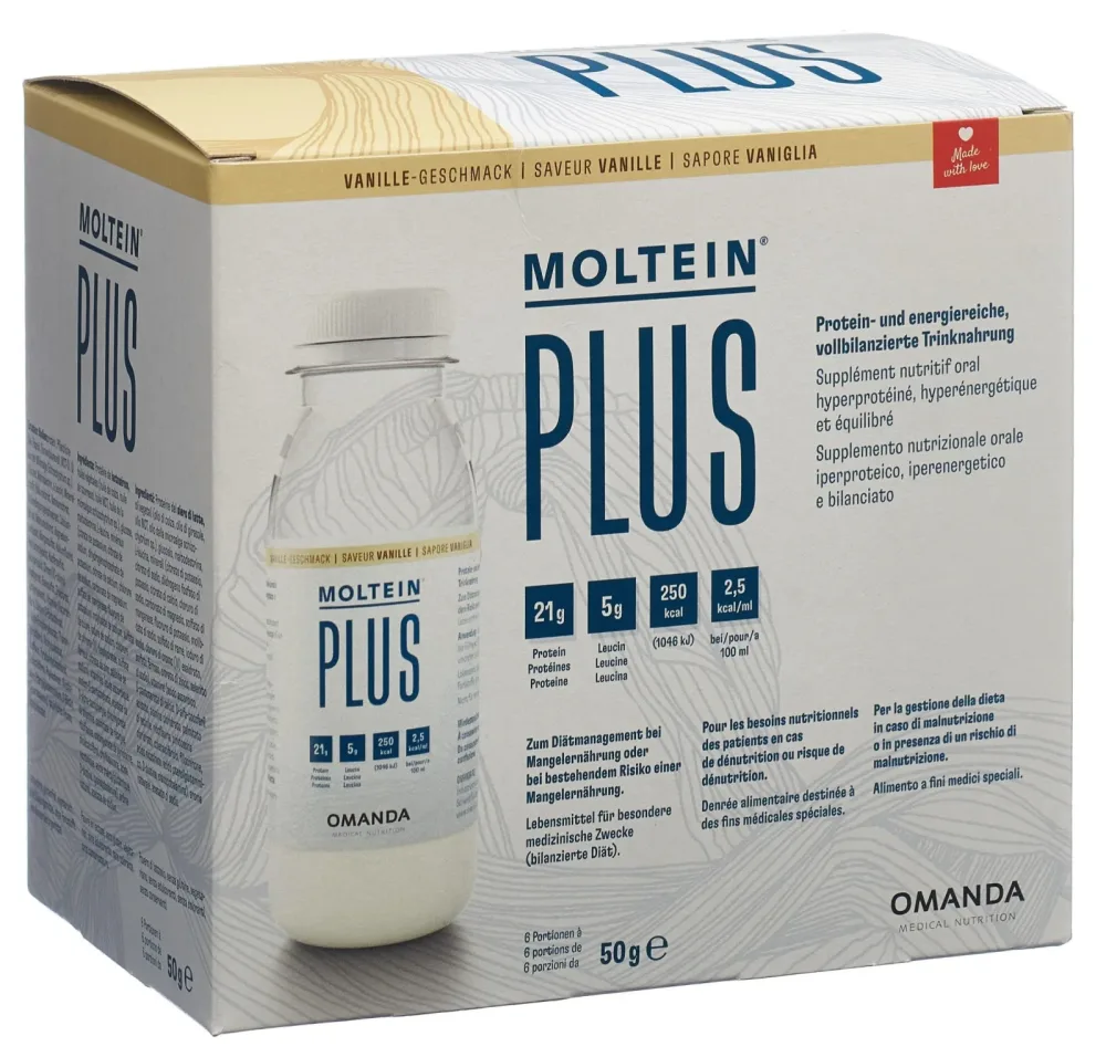 MOLTEIN PLUS 2.5 Vanille (6x50g)