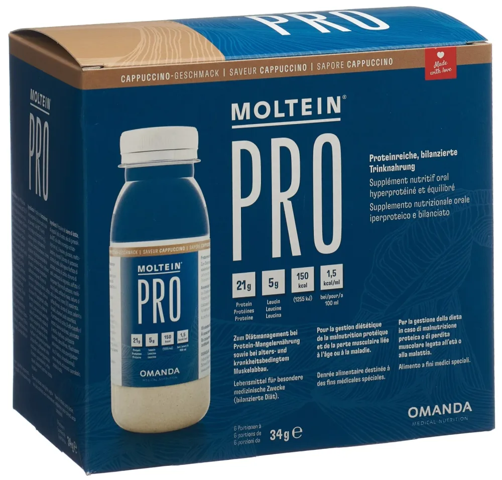 MOLTEIN PRO 1.5 Cappuccino (6x34g)