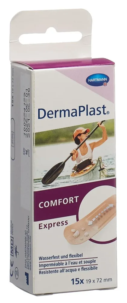 DermaPlast COMFORT Express Strips 19x72mm (15 Stk)