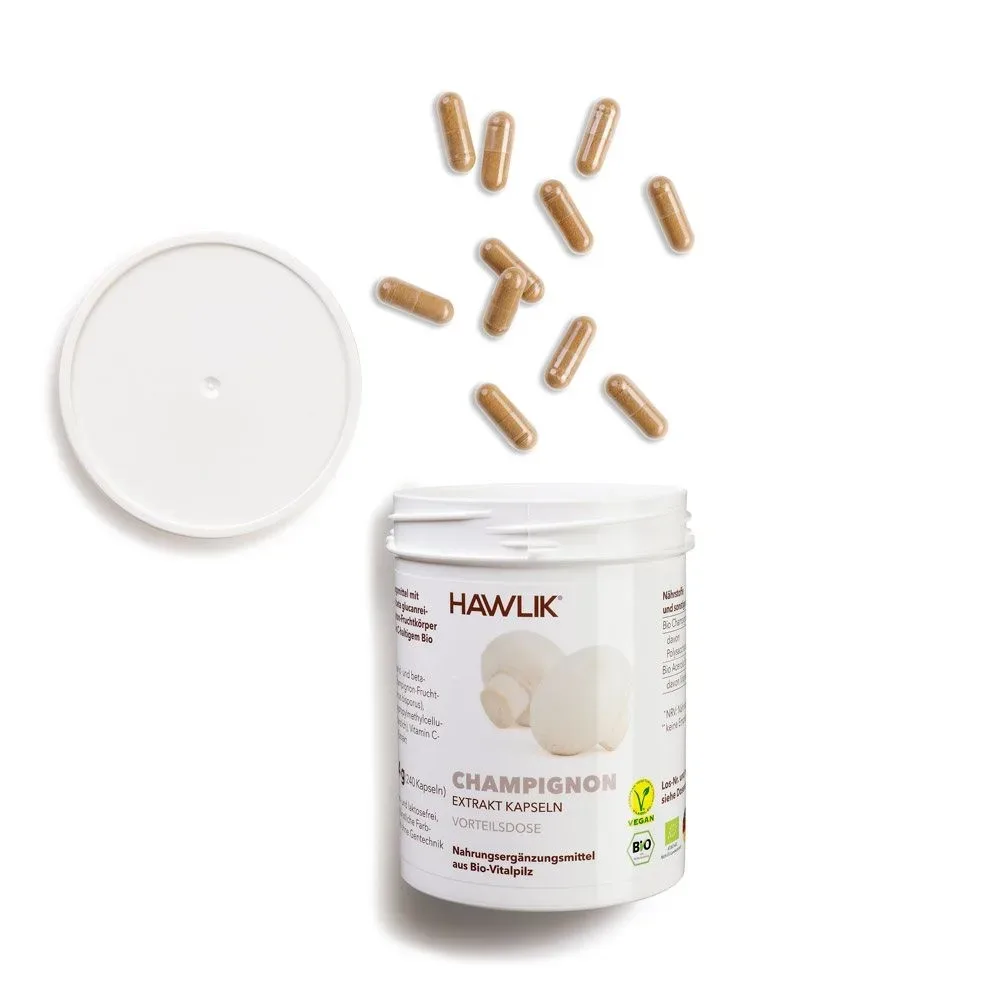 HAWLIK Champignon Extrakt Kapseln (240 Stk)