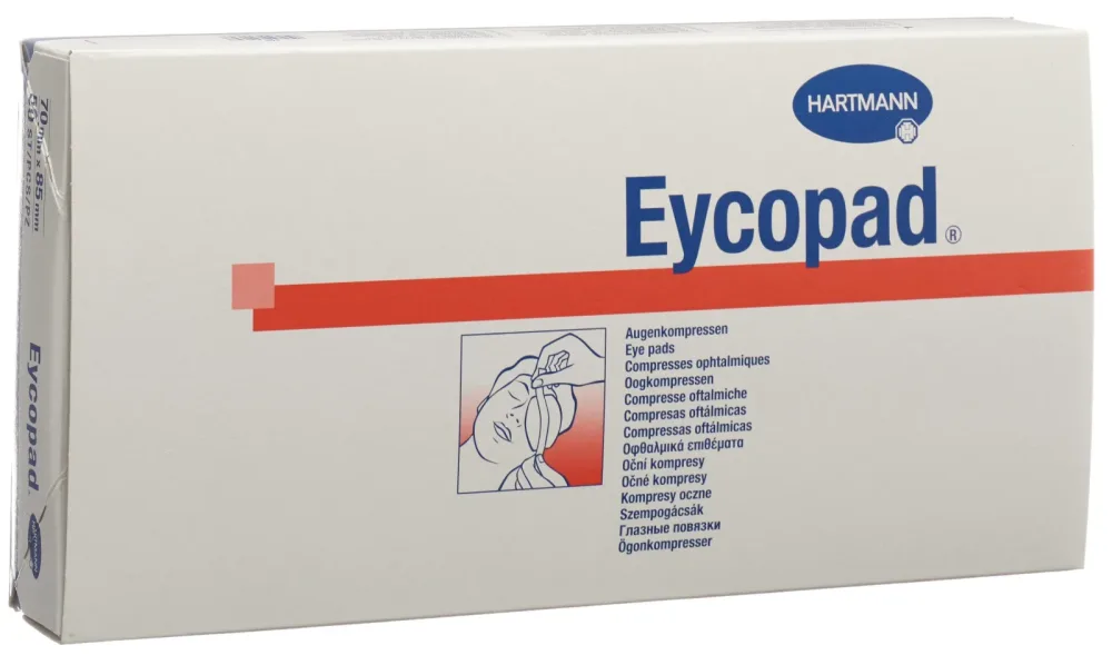 Eycopad Augenkompressen 70x85mm unsteril (50 Stk)