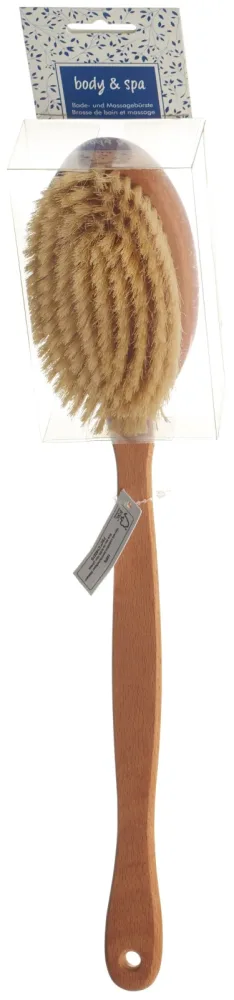 Herba Bade- und Massageb&uuml;rste, Naturborsten Soft, Buchenholz 
FSC&reg; zertifiziert