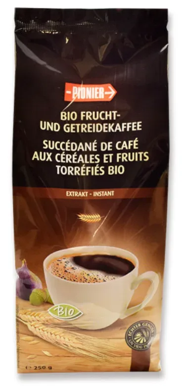 PIONIER Bio Frucht- & Getreidekaffee Extrakt Nachfüllbeutel (250g)