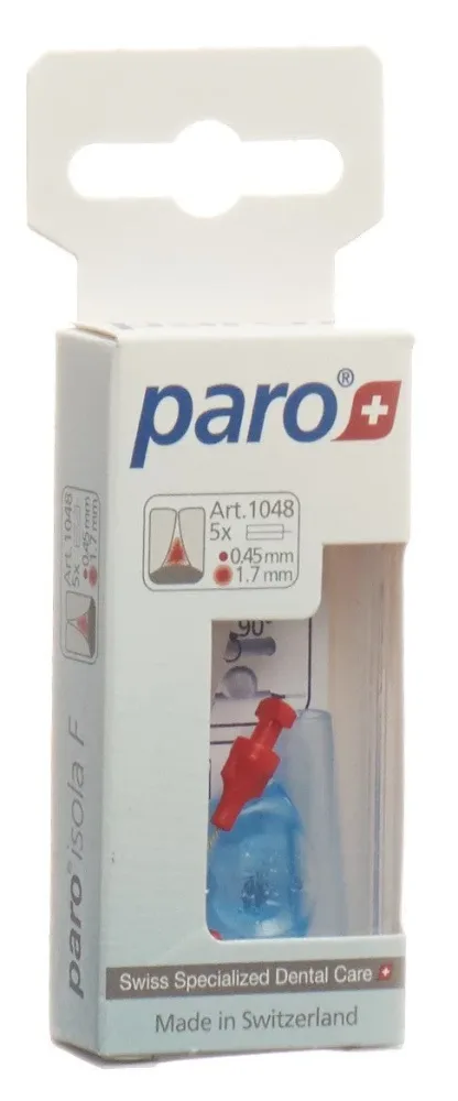 paro ISOLA F 1.7mm xxxx-fein rot zylindrisch (5 Stk)