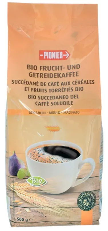 PIONIER Bio Frucht- & Getreidekaffee gemahlen (500g)