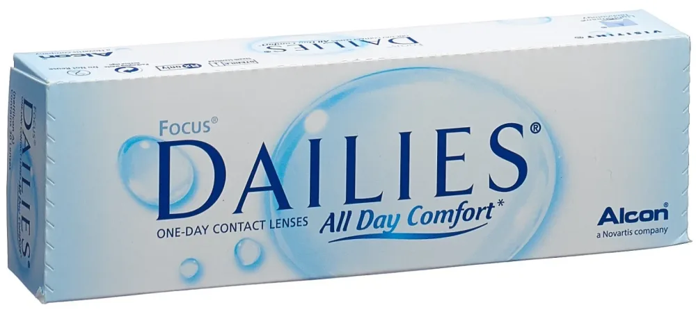 Focus DAILIES All Day Comfort, -3.50 Dioptrie, 8.6 Basiskurve, 13.8 Durchmesser (30 Stk)