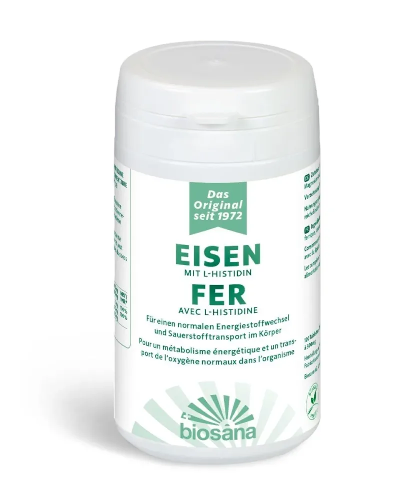 biosana Eisen mit L-Histidin Tabletten (120 Stk)