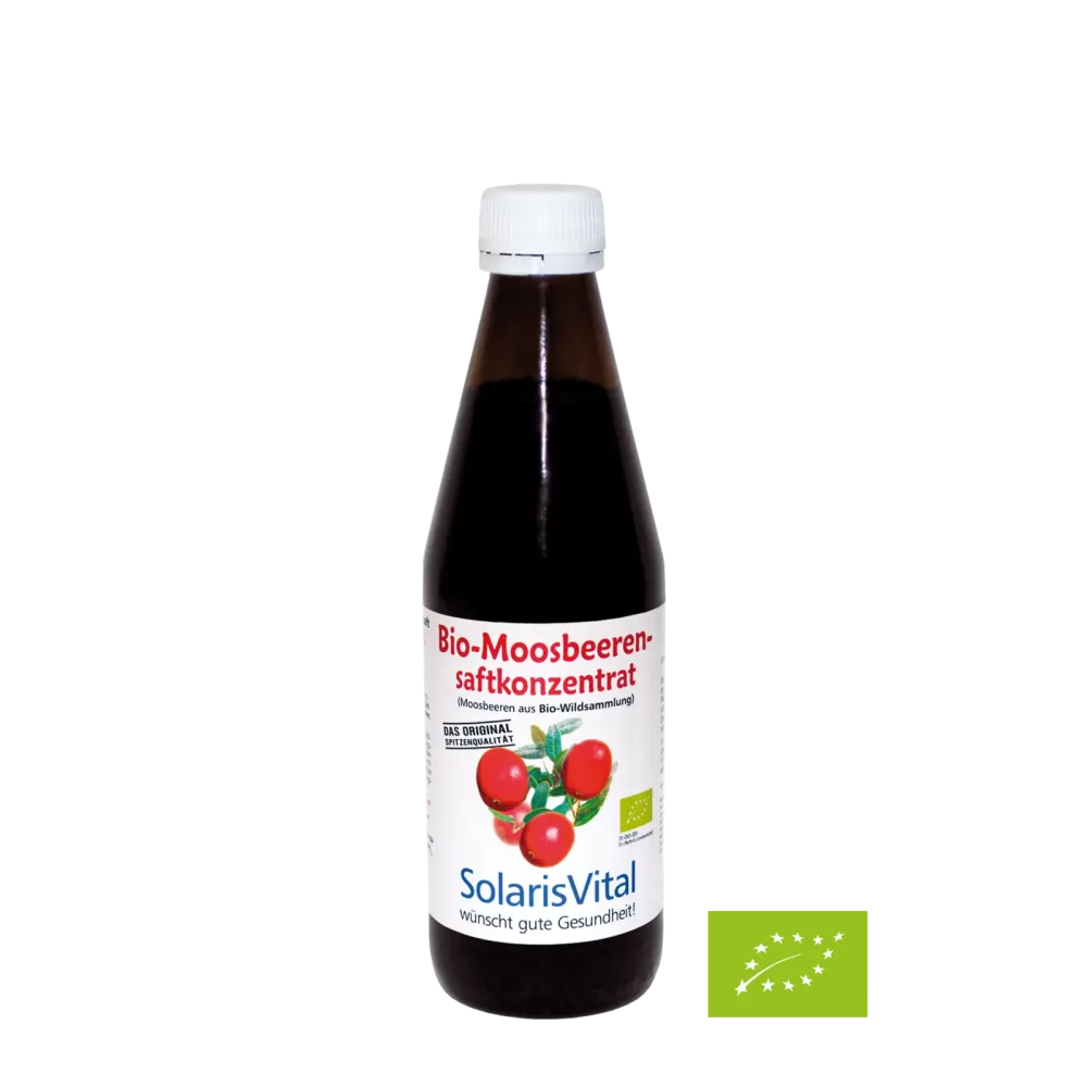 SolarisVital Moosbeerensaft Konzentrat Bio (330ml)