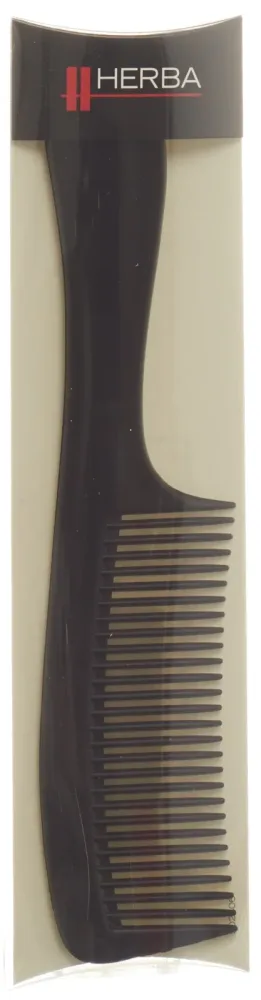 Griffkamm, Kunststoff, schwarz, 21 cm