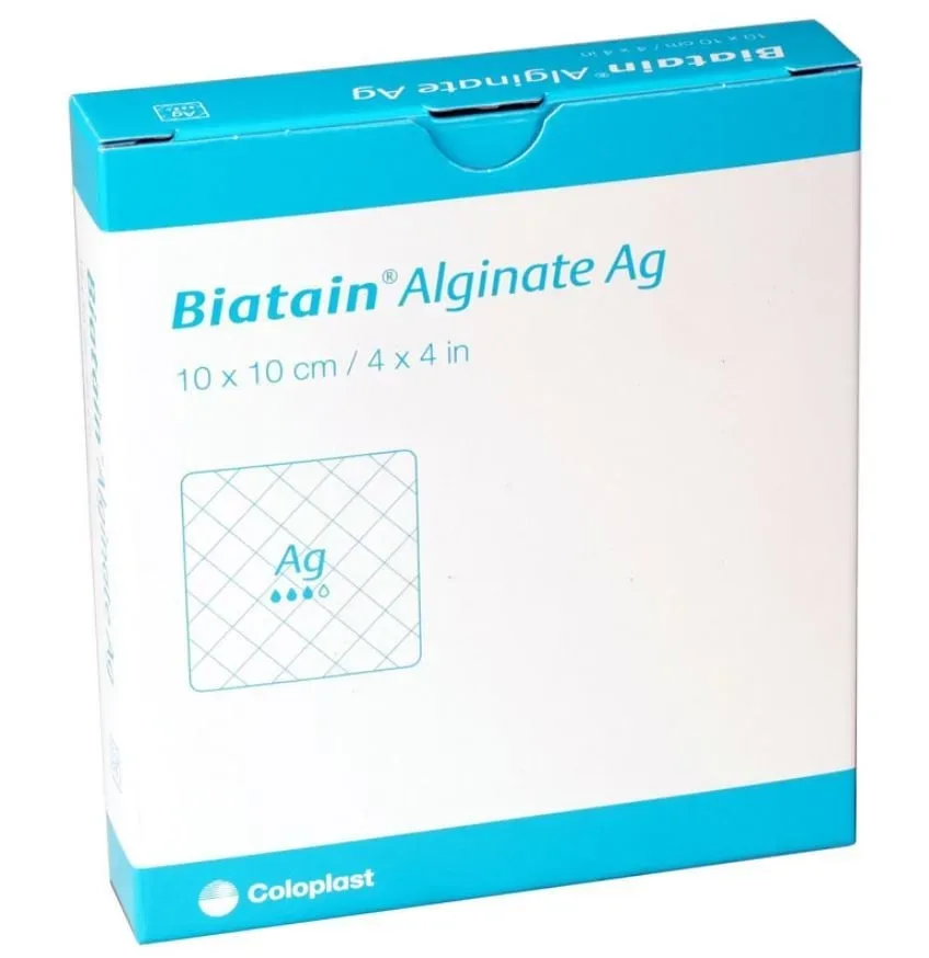 Biatain Alginate Ag 10x10cm (10 Stk)