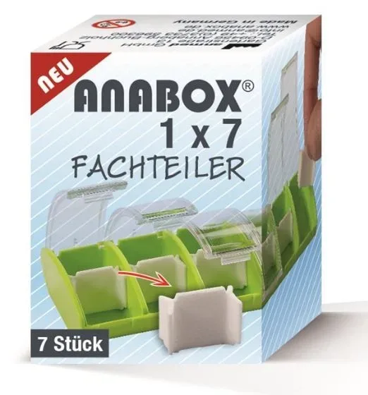 Anabox 7 Tage Plus Fachteiler (7 Stk)