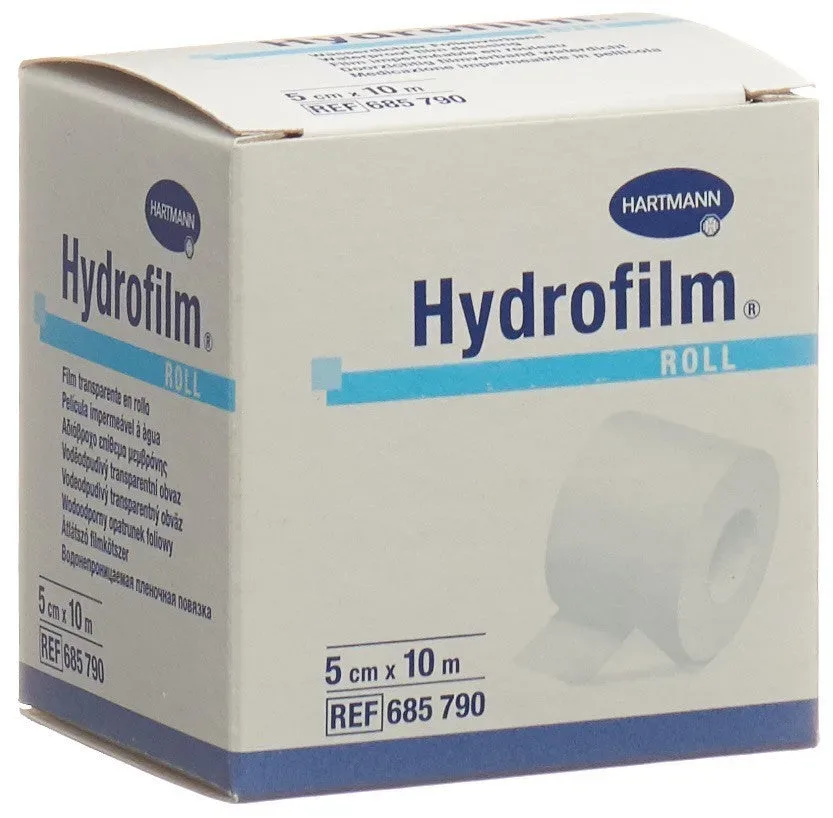Hydrofilm Roll Wundverband Film transparent 5cmx10m (1 Stk)