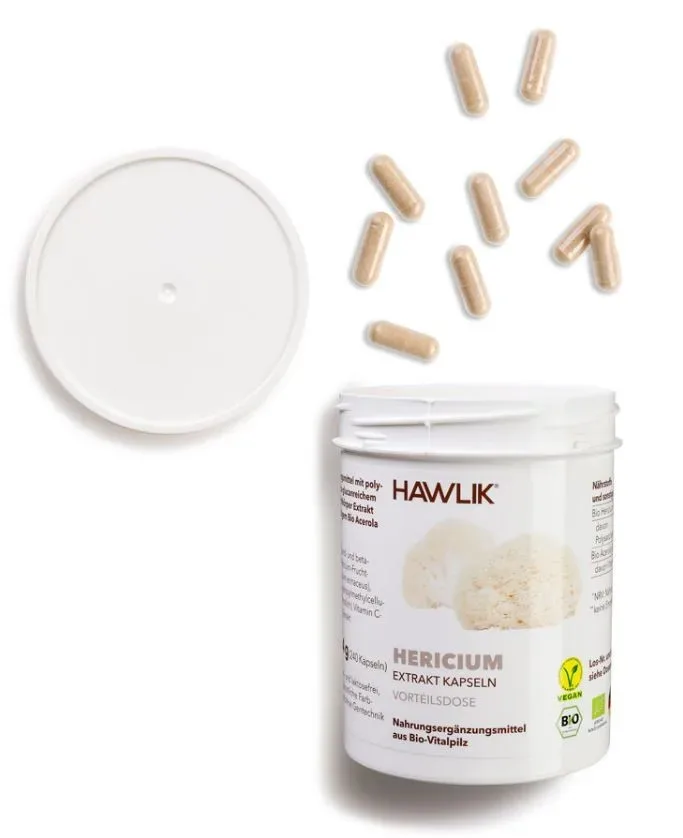 HAWLIK Hericium Extrakt Kapseln (240 Stk)