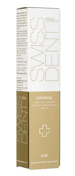 SWISSDENT CRYSTAL Whitening Zahnpasta (50ml)