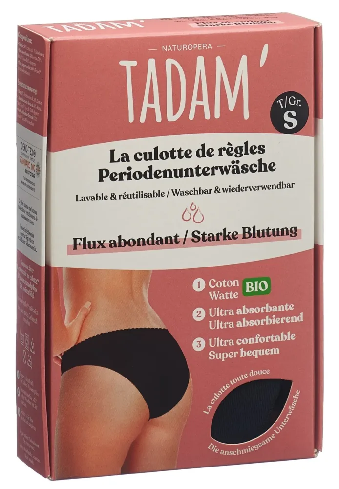 TADAM Periodenunterwäsche, starke Blutung, Grösse S (1 Stk)