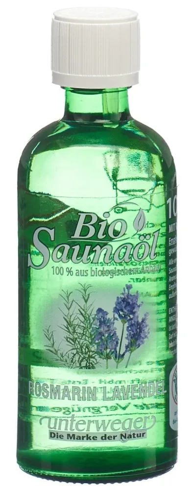 unterweger Bio Saunaöl Rosmarin Lavendel (100ml)