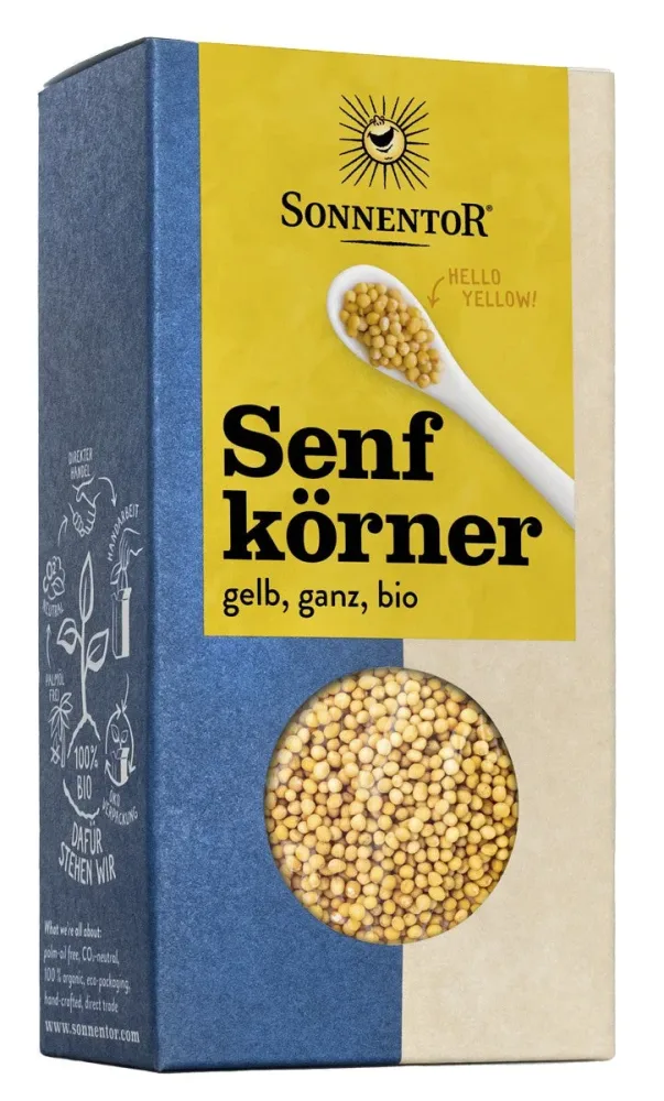 SONNENTOR Senfkörner gelb ganz BIO Beutel (120g)