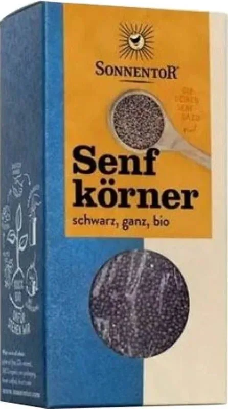 SONNENTOR Senfkörner schwarz ganz BIO Beutel (80g)