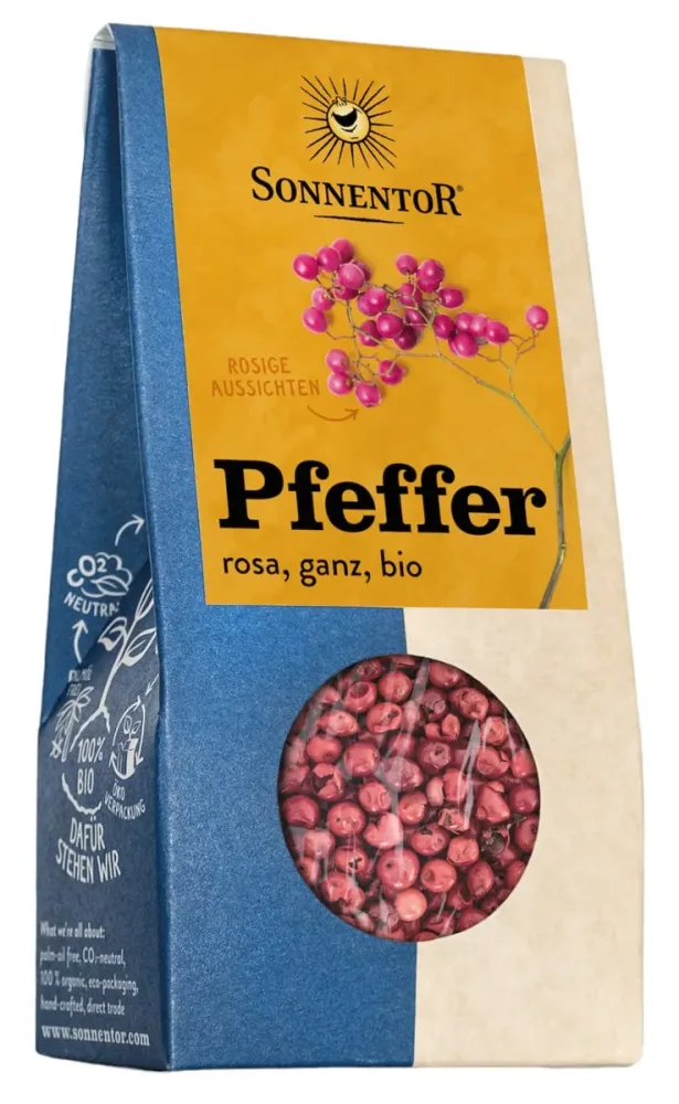 SONNENTOR Pfeffer rosa ganz BIO Beutel (20g)