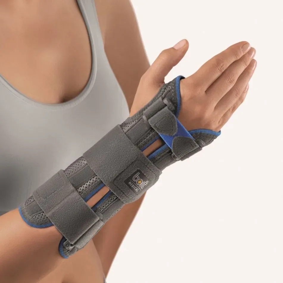 Bort Manustabil Handgelenkbandage -21cm Grösse L 25cm grau (1 Stk)