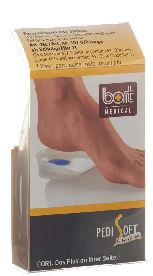 Bort PediSoft Fersenkissen L +41 mit Softspot (2 Stk)