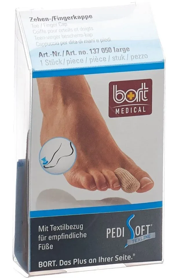 Bort PediSoft Texline Zehen/Fingerkappe L (1 Stk)