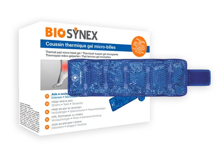 BIOSYNEX Kalt Warm Kompresse 11x35cm Knöchel, Ellbogen, Handgelenk (1 Stk)