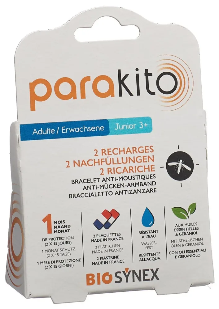 parakito Mückenarmband Nachfüllungen (2 Stk)