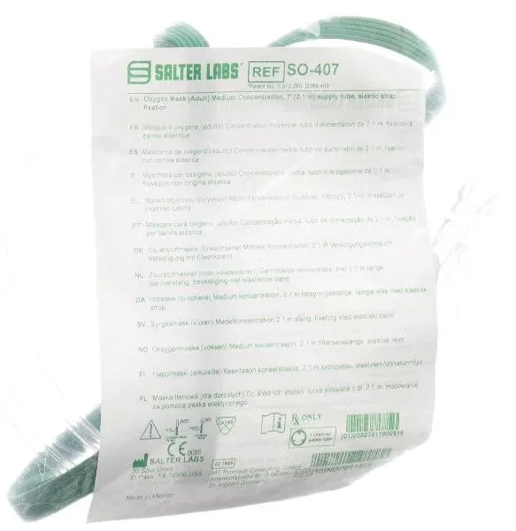 SALTER LABS Sauerstoffmaske und Schlauch 2.1 Meter (1 Stk)