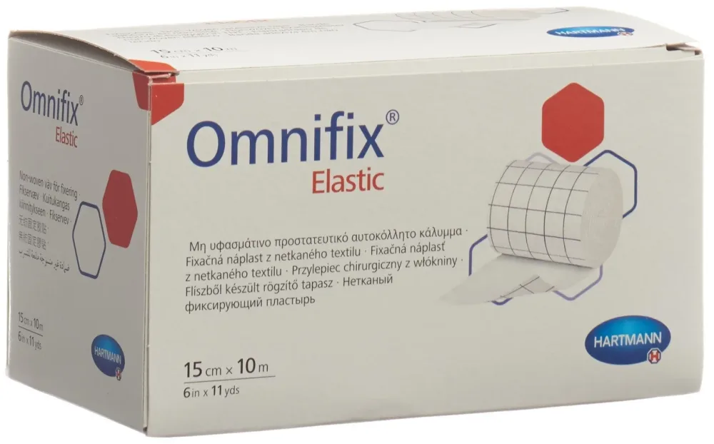 Omnifix Fixationsvlies elastic weiss 15cmx10m (1 Stk)