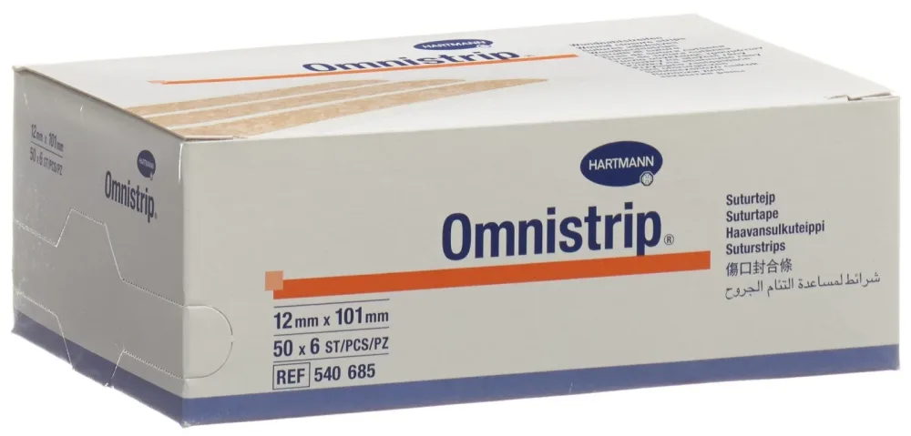 Omnistrip Wundnahtstreifen 12x101mm (300 Stk)