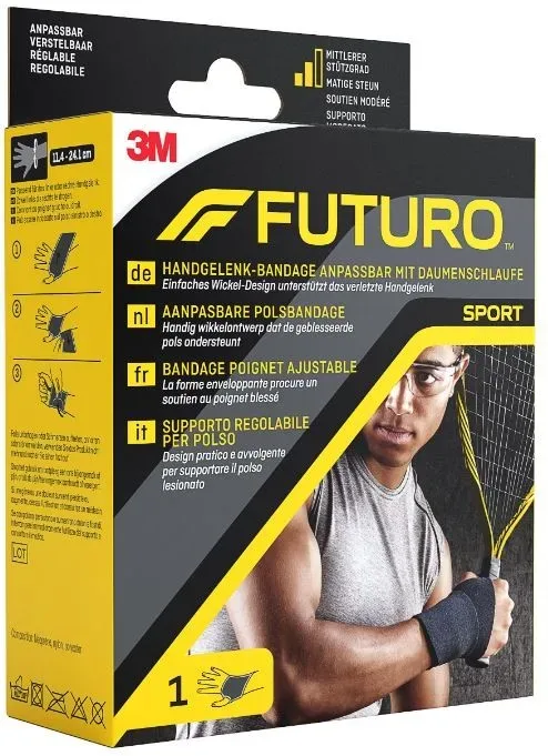 3M FUTURO SPORT Handgelenkbandage anpassbar mit Daumenschlaufe (1 Stk)