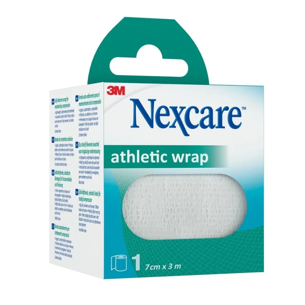 3M Nexcare Athletic Wrap 7cmx3m weiss (1 Stk)