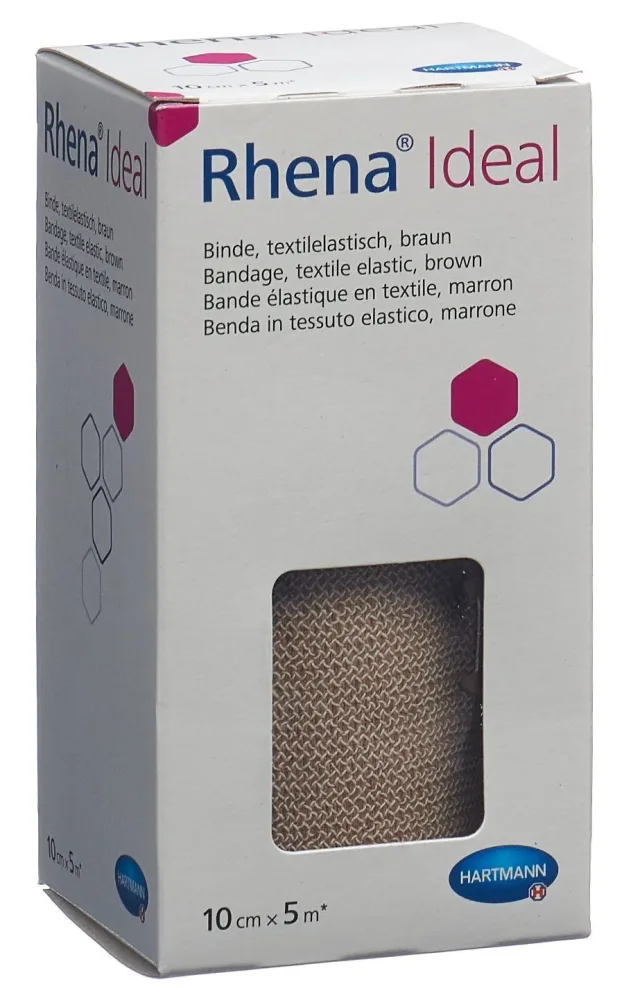Rhena Ideal Elastische Binde 10cmx5m hautfarben (1 Stk)