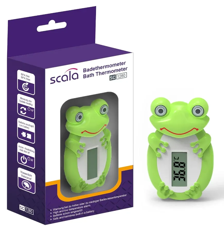 Scala Digital Badethermometer SC 1280 Frosch (1 Stk)