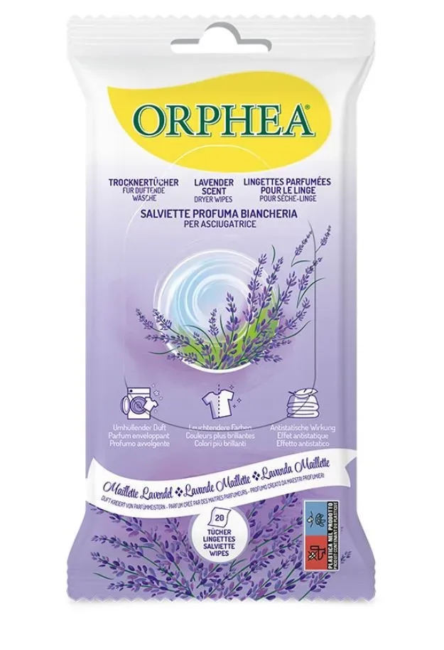 ORPHEA Trocknertücher Lavendelduft (20 Stk)