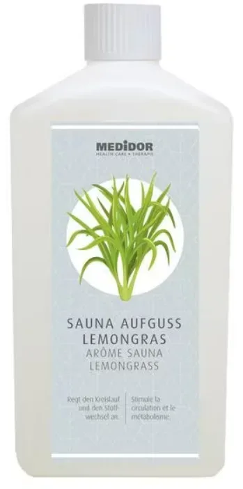 MEDiDOR Sauna Aufguss Lemongras (1 Liter)