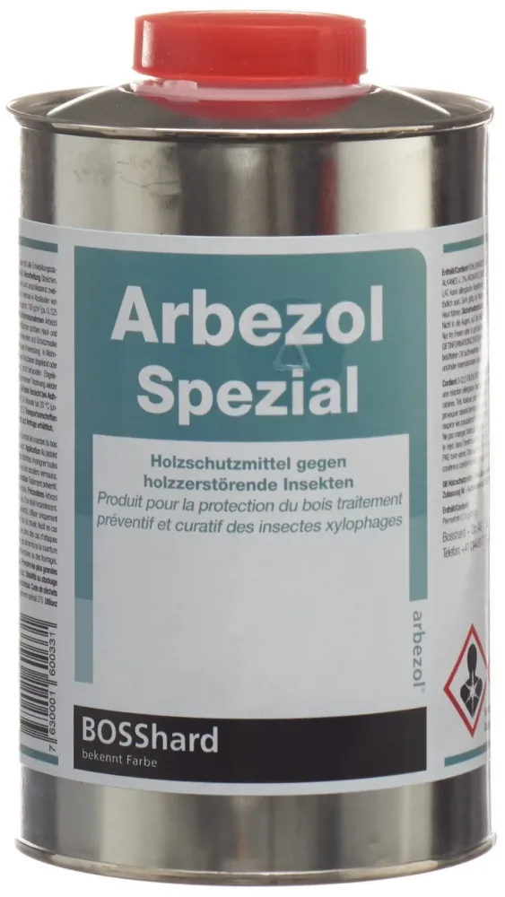 Arbezol Spezial flüssig, Holzschutzmittel gegen Insekten (1 Liter)