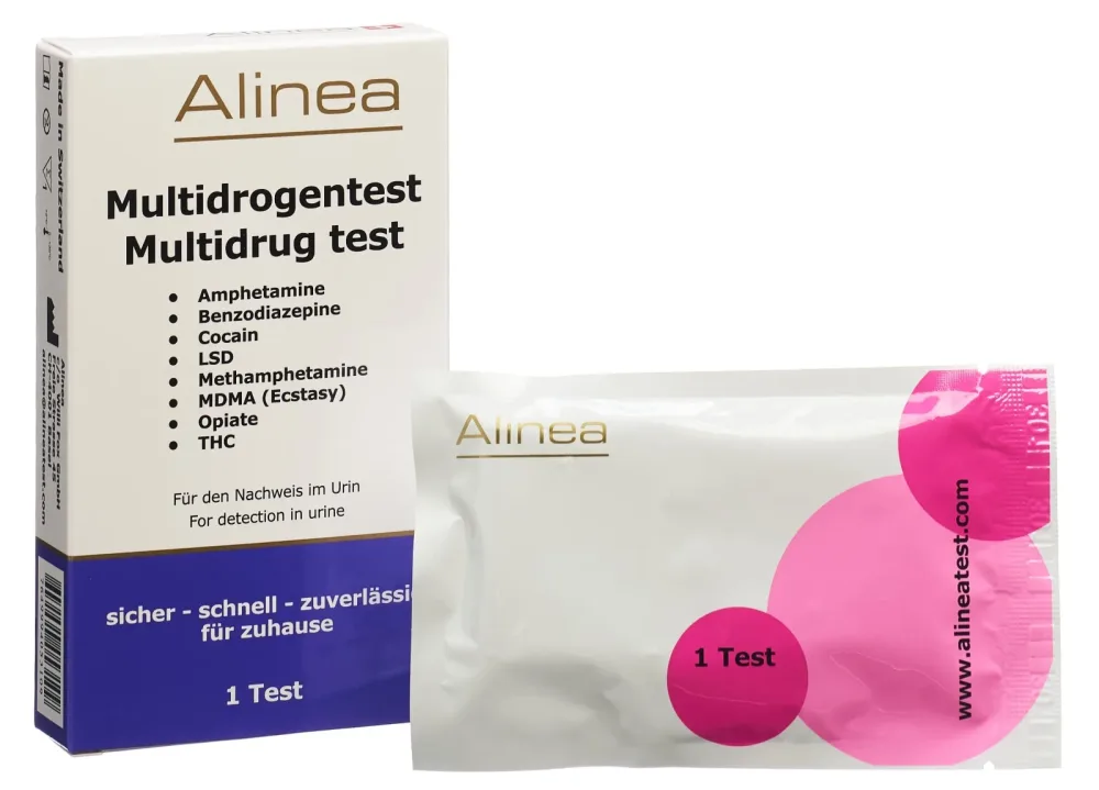 ALINEA Multi-Drogen-Selbsttest Privatpersonen 8, Urin (1 Stk)