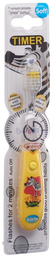 b-brite blinkende Kinderzahnbürste, Wild Bunch (1 Stk)