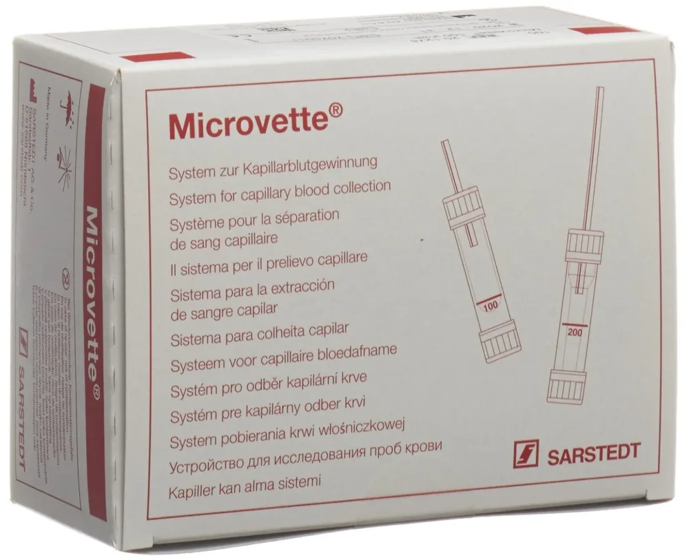 Microvette 100 Hämatologie Kalium-EDTA (100 Stk)