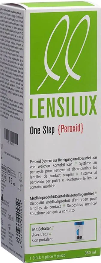 LENSILUX One Step Peroxid mit Behälter (360ml)